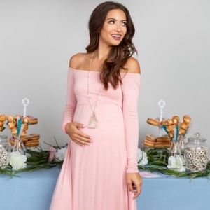 Pink Blush Maternity Dress - Size Small